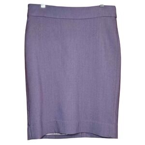 Lila Ryan Stretchy Purple Knee Length Pencil Skirt‎ Size 2 Office Party Casual